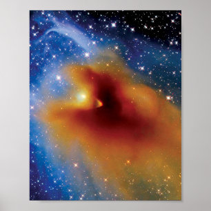 NASA Hubble Space Telescope CB 130-3 Starbirth Poster