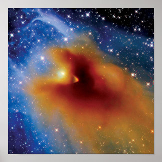 NASA Hubble Space Telescope CB 130-3 Starbirth Poster