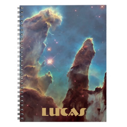 NASA Hubble Telescope Photo PIllars of Creation Notebook