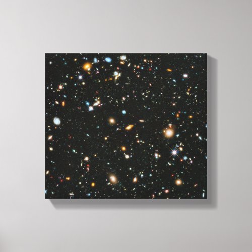 NASA Hubble Ultra Deep Field Galaxies Canvas Print