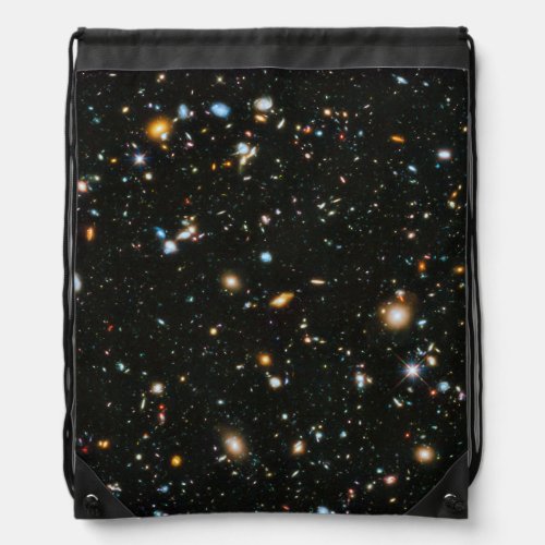 NASA Hubble Ultra Deep Field Galaxies Drawstring Bag