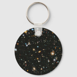 NASA Hubble Ultra Deep Field Galaxies Keychain