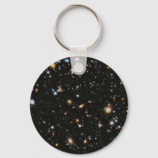 NASA Hubble Ultra Deep Field Galaxies Keychain (Front)
