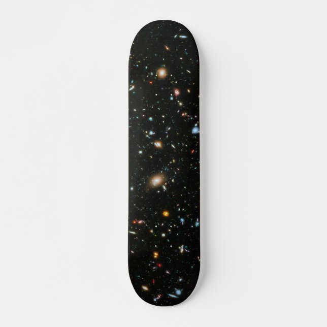 NASA Hubble Ultra Deep Field Galaxies Skateboard Deck (Front)