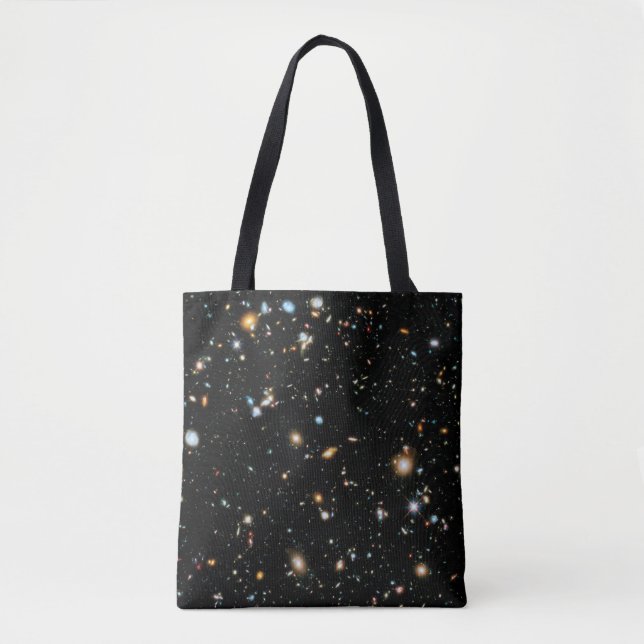 NASA Hubble Ultra Deep Field Galaxies Tote Bag (Front)