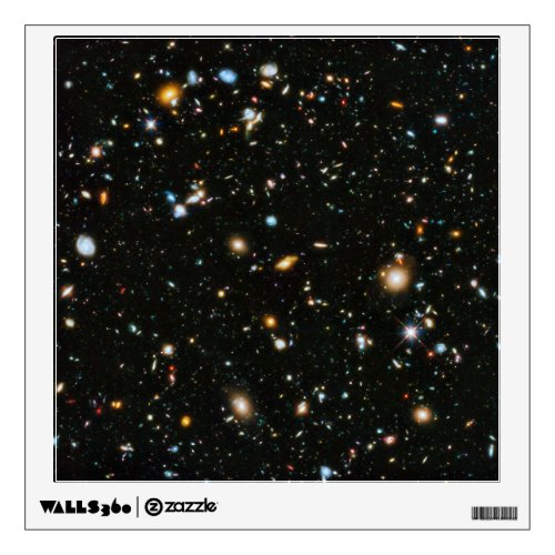 NASA Hubble Ultra Deep Field Galaxies Wall Sticker