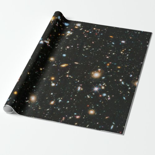 NASA Hubble Ultra Deep Field Galaxies Wrapping Paper