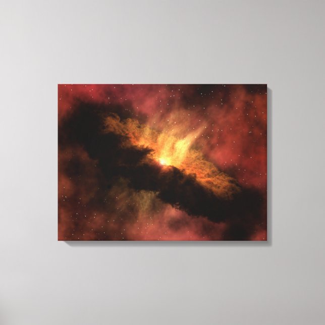 NASA Infrared Planet Forming Disk Canvas Print (Front)