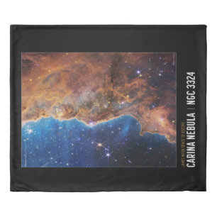 NASA James Webb Cosmic Cliffs Space Duvet Cover
