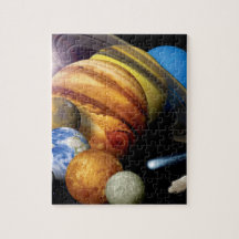 NASA JPL Solar System Planets Montage Space Photos