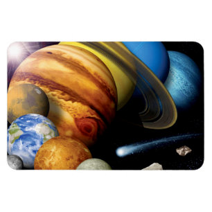 NASA JPL Solar System Planets Montage Space Photos Magnet