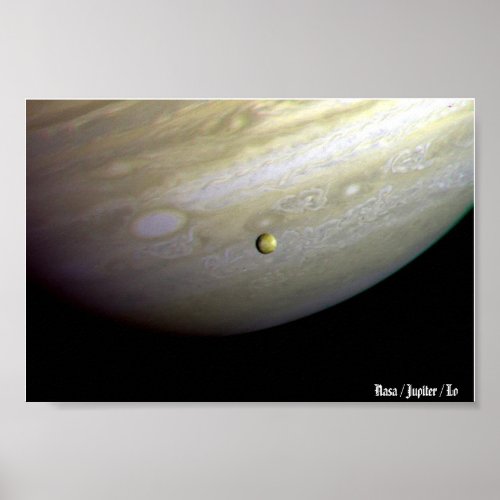 Nasa  Jupiter  Lo Moon Poster