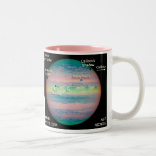 NASA Jupiter Triple Eclipse Two-Tone Coffee Mug