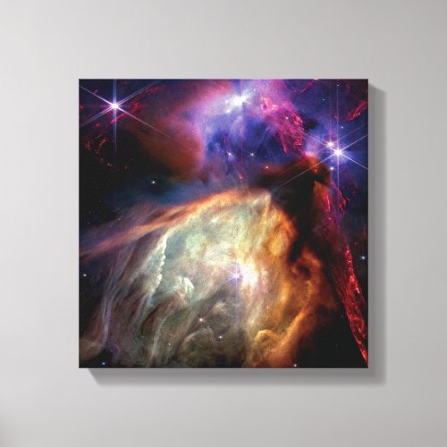 NASA JWST Rho Ophiuchi Star Forming Region Canvas Print