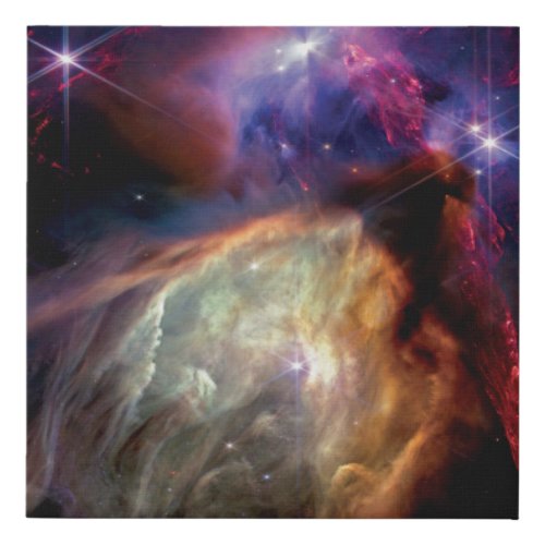 NASA JWST Rho Ophiuchi Star Forming Region Faux Canvas Print