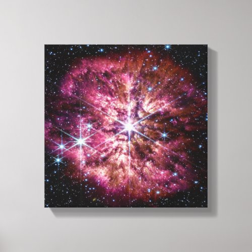 NASA JWST Wolf_Rayet Star WR 124 Canvas Print