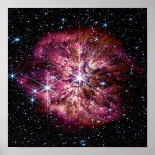 NASA JWST Wolf-Rayet Star WR 124  Poster