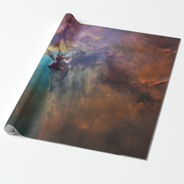 NASA Lagoon Nebula Hubble Telescope Space Wrapping Paper (Unrolled)