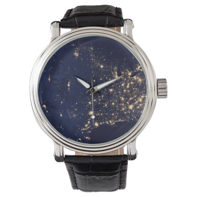 Nasa Lights from Space USA Watch (Front)