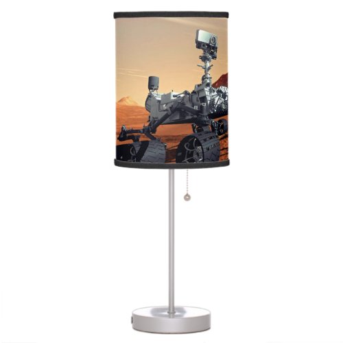 NASA Mars Curiosity Rover Artist Concept Table Lamp