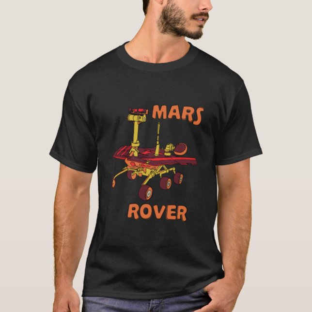 Nasa Mars Rover Drawing  T-Shirt (Front)