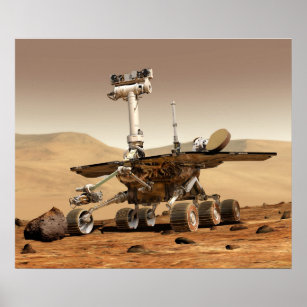 NASA Mars Rover Poster