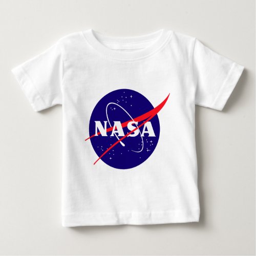 NASA Meatball Logo Baby T_Shirt