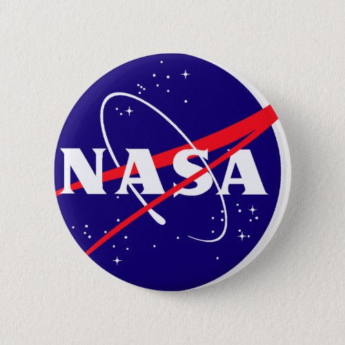 NASA Meatball Logo Button