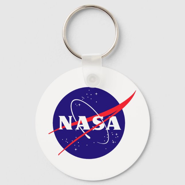 NASA Meatball Logo Keychain (Front)