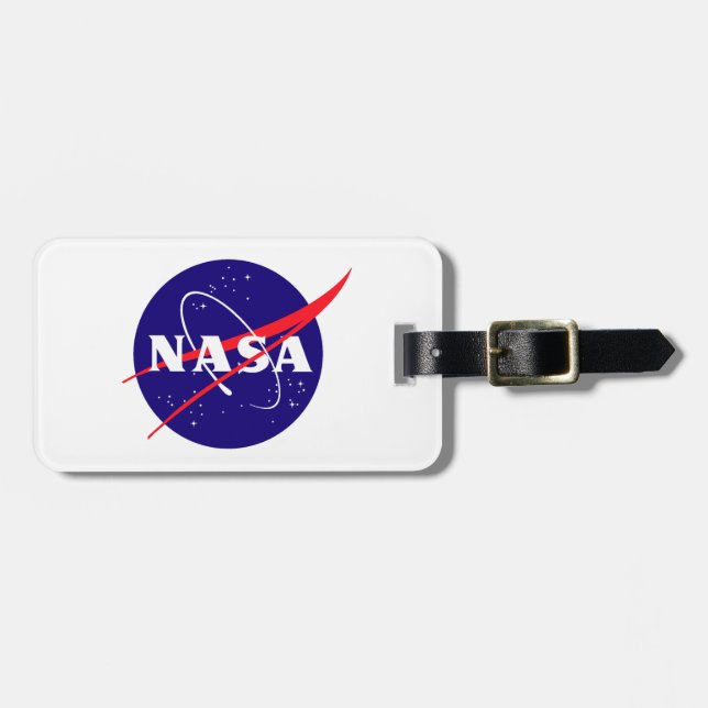 NASA Meatball Logo Luggage Tag (Front Horizontal)