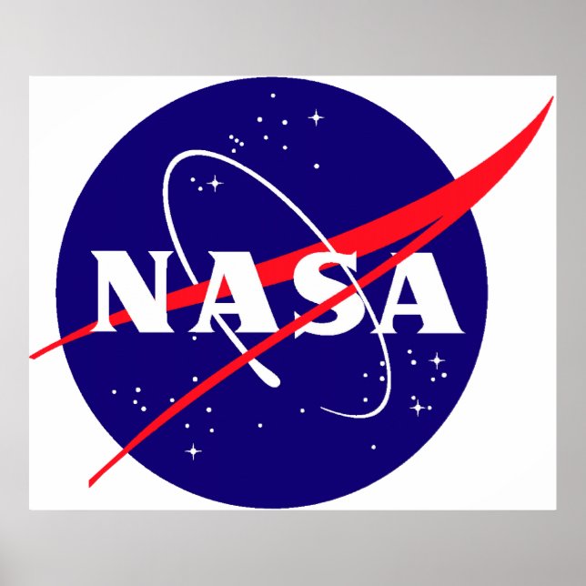 NASA Meatball Logo Poster (Front)
