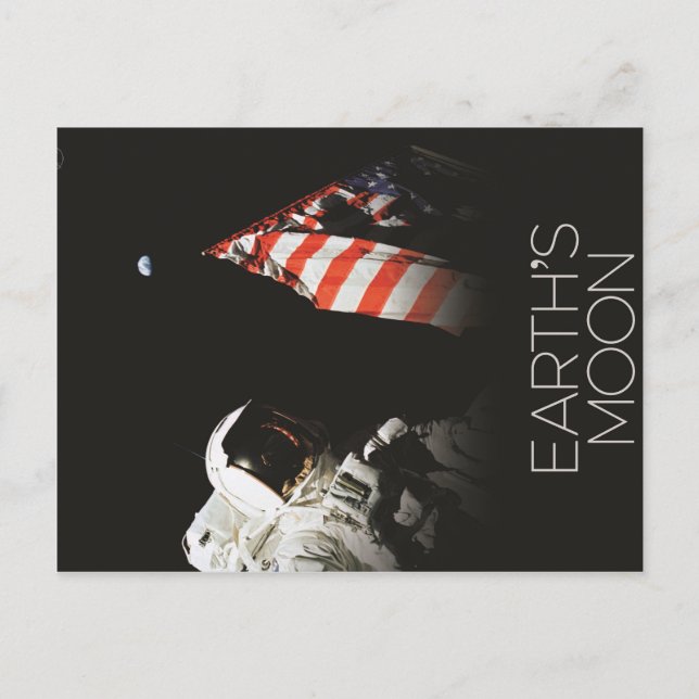 NASA Moon Poster 8 Postcard (Front)