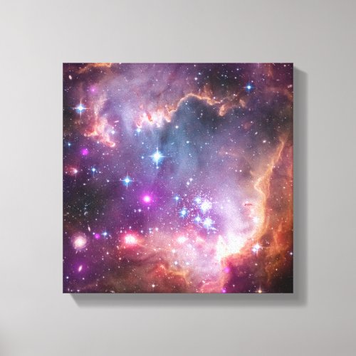 NASA Observatories Image Magellanic Cloud Galaxy Canvas Print