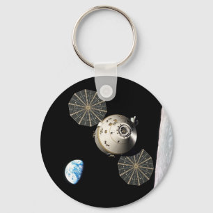 NASA Orion in Lunar Orbit Keychain