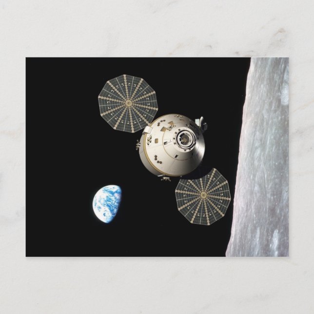 NASA Orion in Lunar Orbit Postcard (Front)