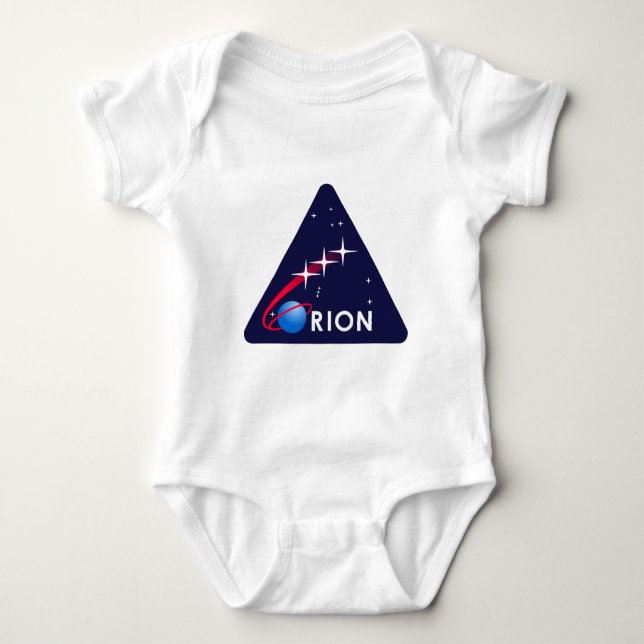 NASA Orion Logo Baby Bodysuit (Front)