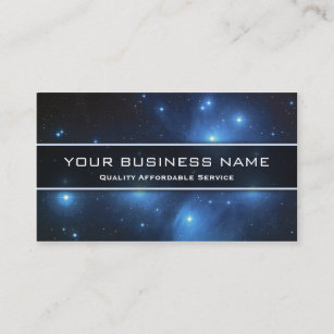NASA Photo of Pleiades Stars - Business Card