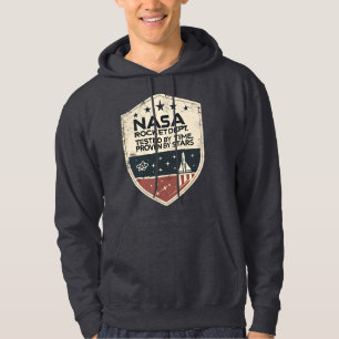 NASA Rocket Dept Tested by Time Proven by Stars Hoodie