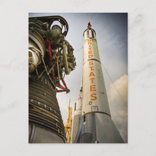 NASA Rocket Park Postcard