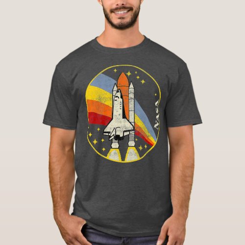 NASA Shuttle Launch Into Rainbow  T_Shirt