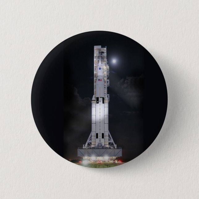 NASA SLS Space Launch System Button (Front)