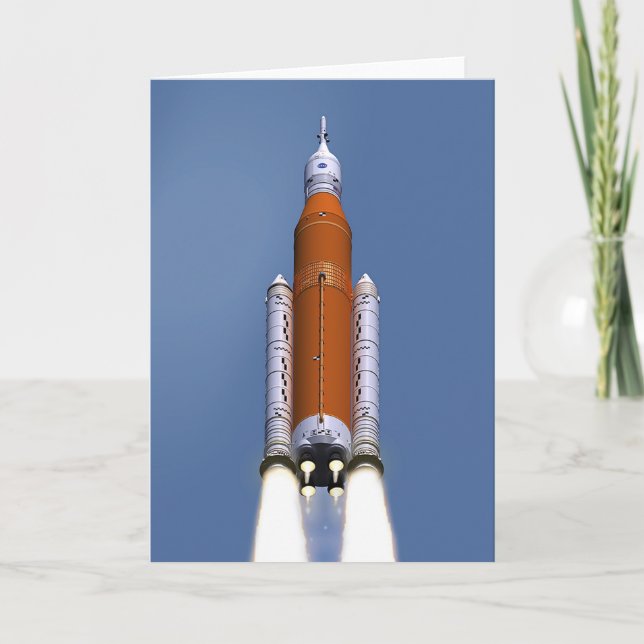NASA SLS Space Launch System Card (Front)