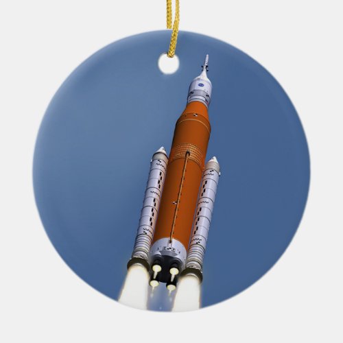 NASA SLS Space Launch System Ceramic Ornament