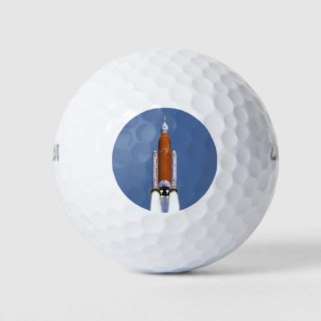 NASA SLS Space Launch System Golf Balls (Front)