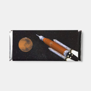 NASA SLS Space Launch System Hershey Bar Favors
