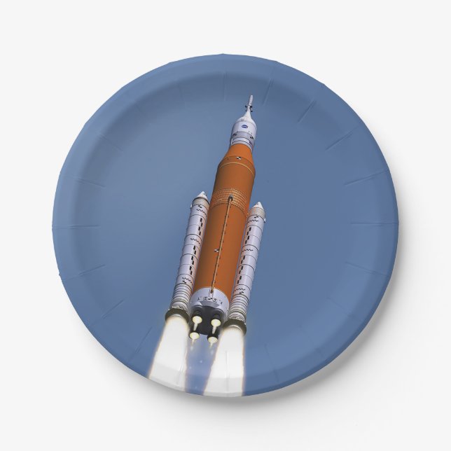 NASA SLS Space Launch System Paper Plates (Front)