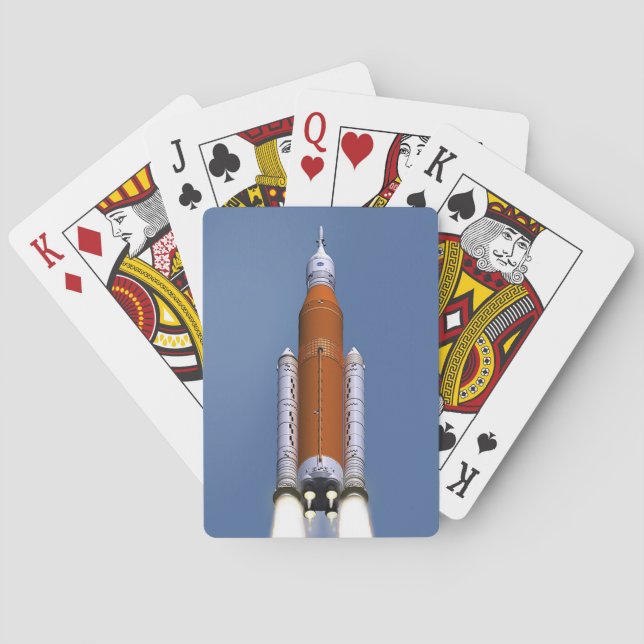 NASA SLS Space Launch System Poker Cards (Back)