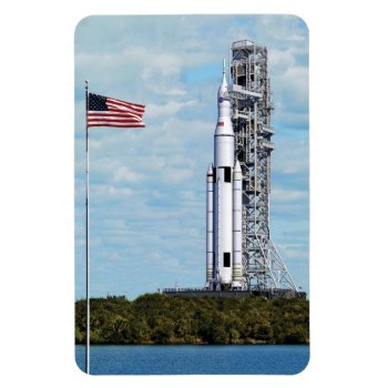 Nasa Sls Space Launch System Rocket Launchpad Magnet by FinalFrontier at Zazzle
