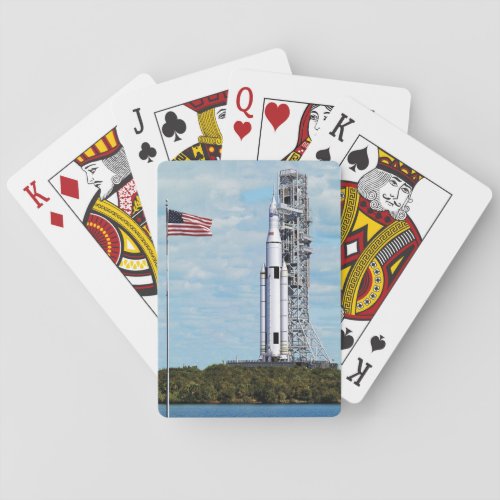 NASA SLS Space Launch System Rocket Launchpad Playing Cards
