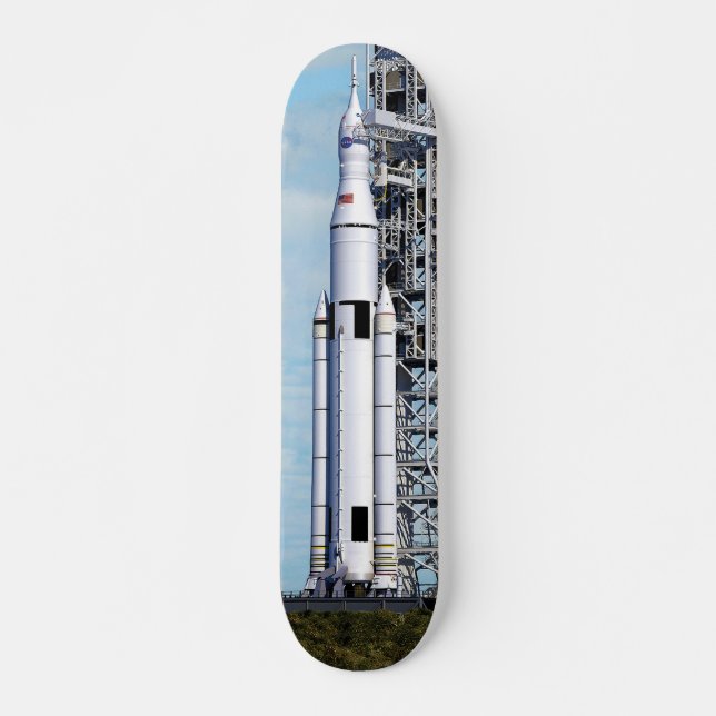 NASA SLS Space Launch System Rocket Launchpad Skateboard Deck (Front)